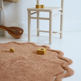 SWEET APRIL TOFFEE washable cotton children's rug