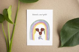 Postkarte – bezaubernd, so schön und perfekt
