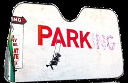 Parasol samochodowy Banksy - Parking (130x70cm)