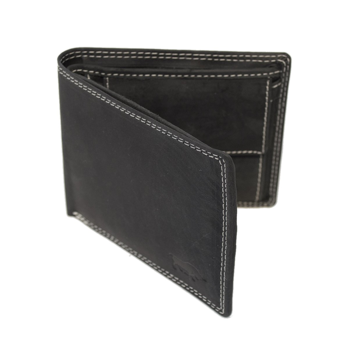 Men's Wallet buffalo leather - Compact Model - RFID