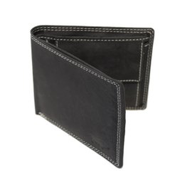 Herrenbrieftasche aus Büffelleder – Kompaktmodell – RFID