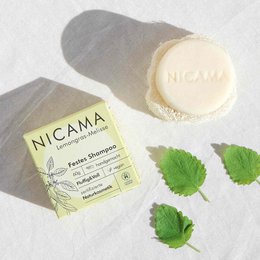 NICAMA - Festes Shampoo - Lemongras-Melisse (COSMOS)