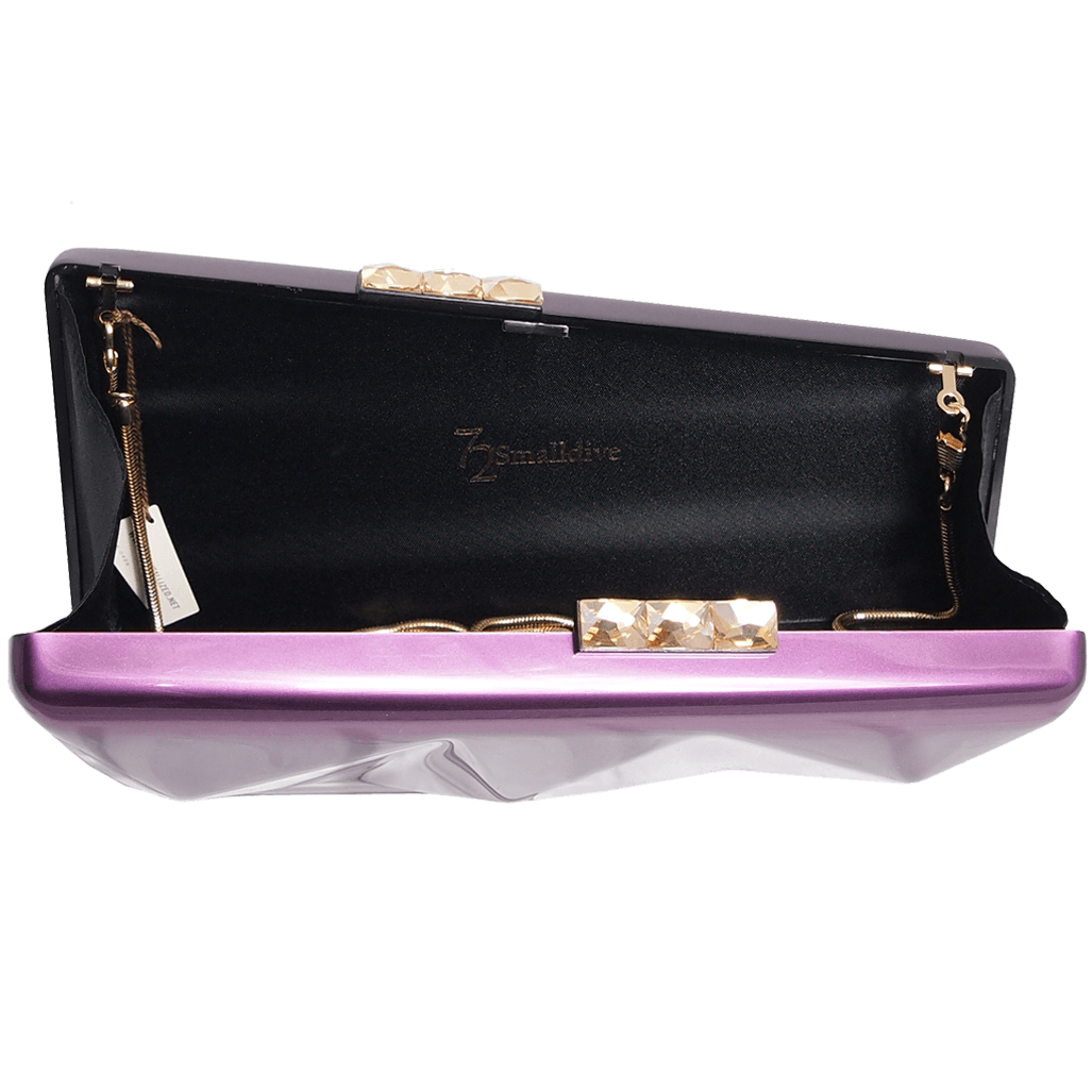Minaudiére in Metallic Orchid