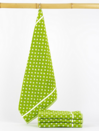 Trapo de cocina Lunares Verde