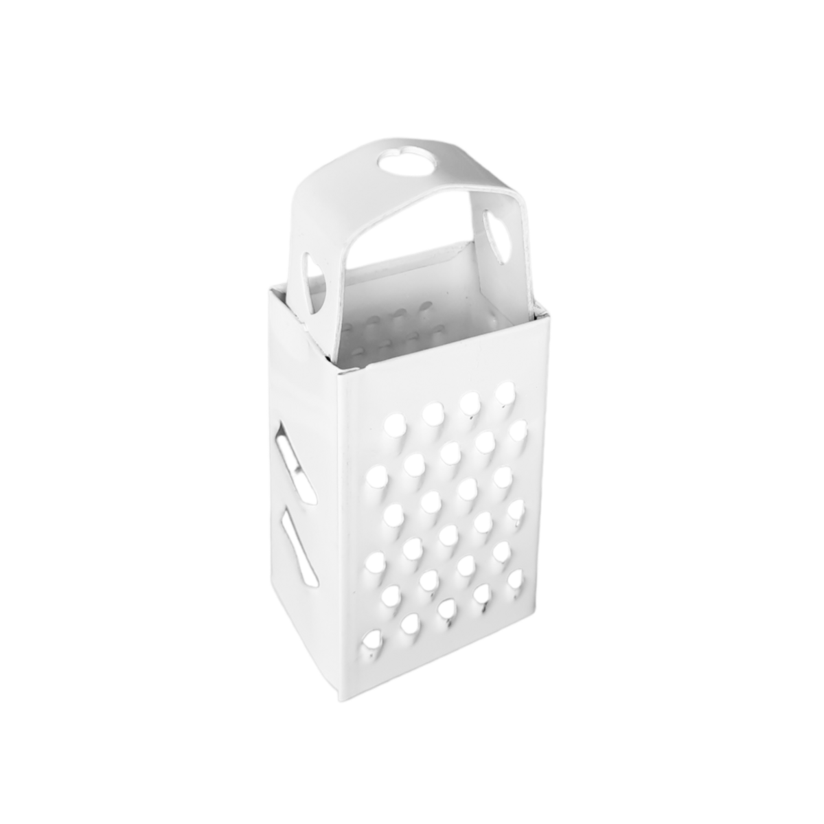 Mini grater WHITE with heart 7.5cm (for amber cubes)