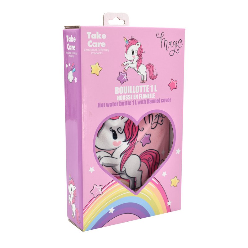Girl Power, Hot Water Bottle, with Cover, Hot Water Bottle for Hot Therapy, Hot Water, Rubber, Cold, Winter, Child, Adult