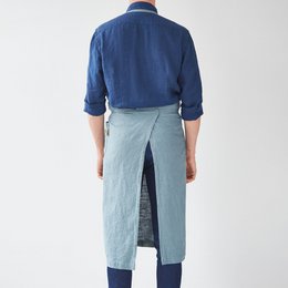 Blue Fog Linen Garcon Apron