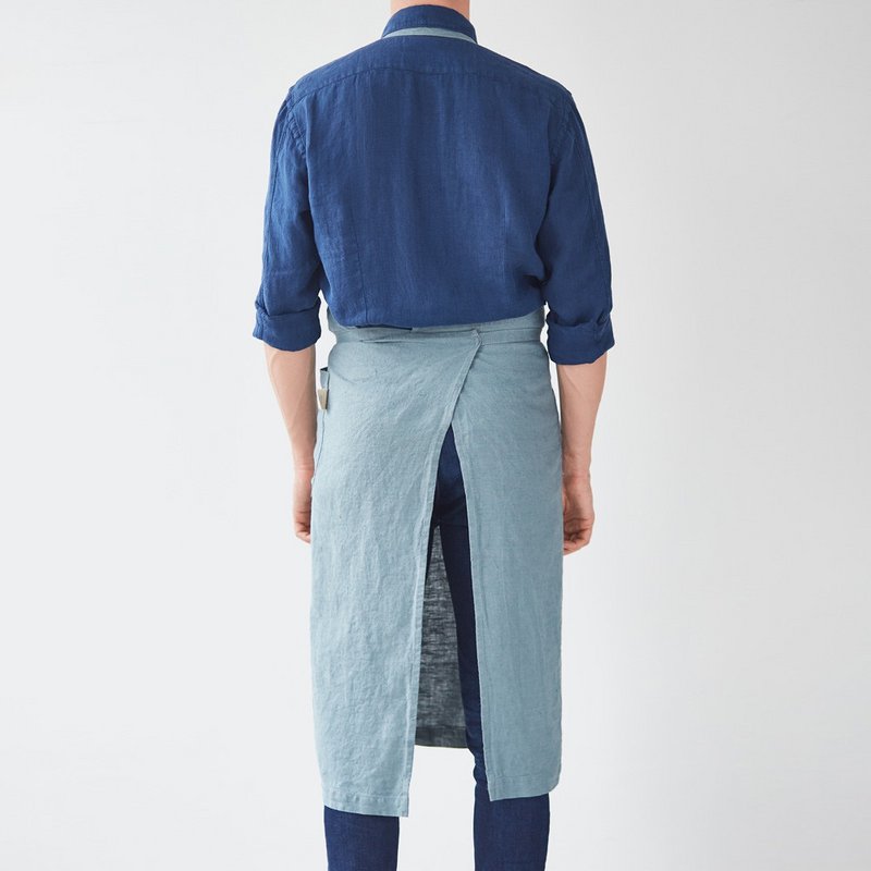 Blue Fog Linen Garcon Apron