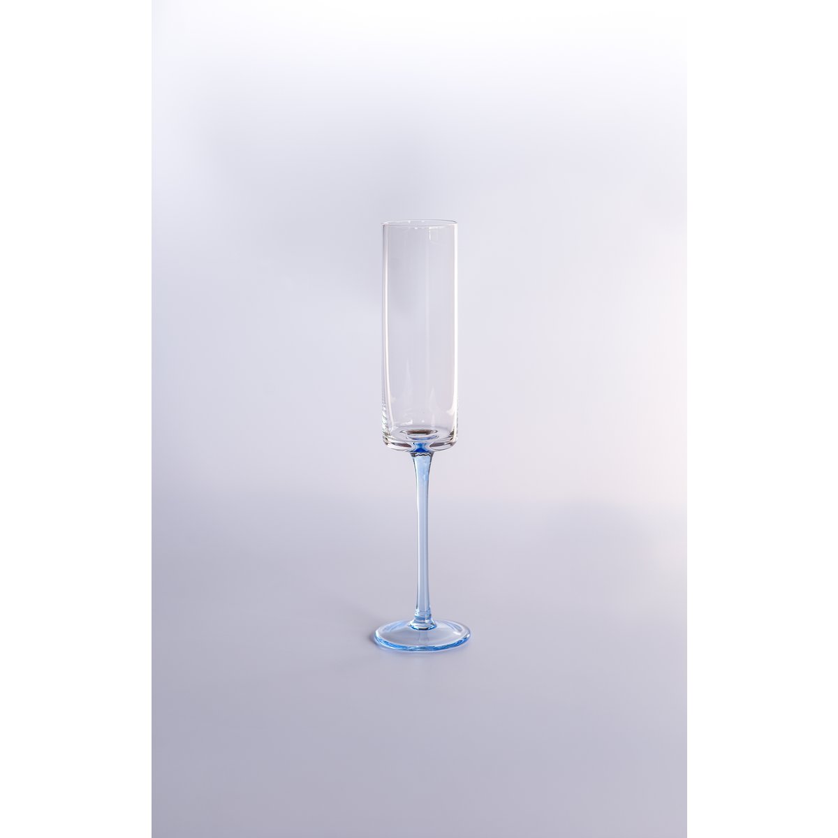 Coupe de champagne bleu jument, 6 pcs.