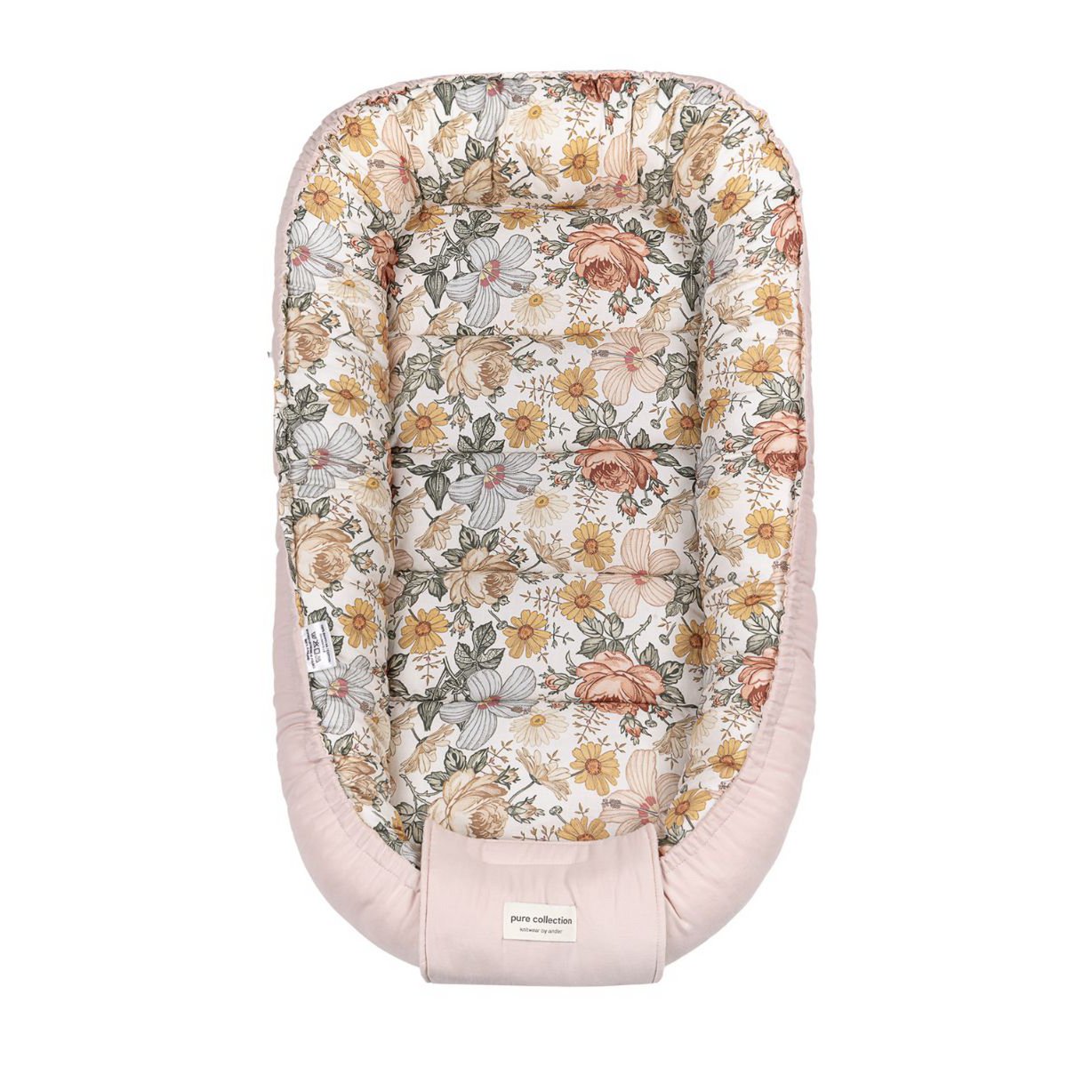 OLIVIER kindernest - 100% katoen - roze