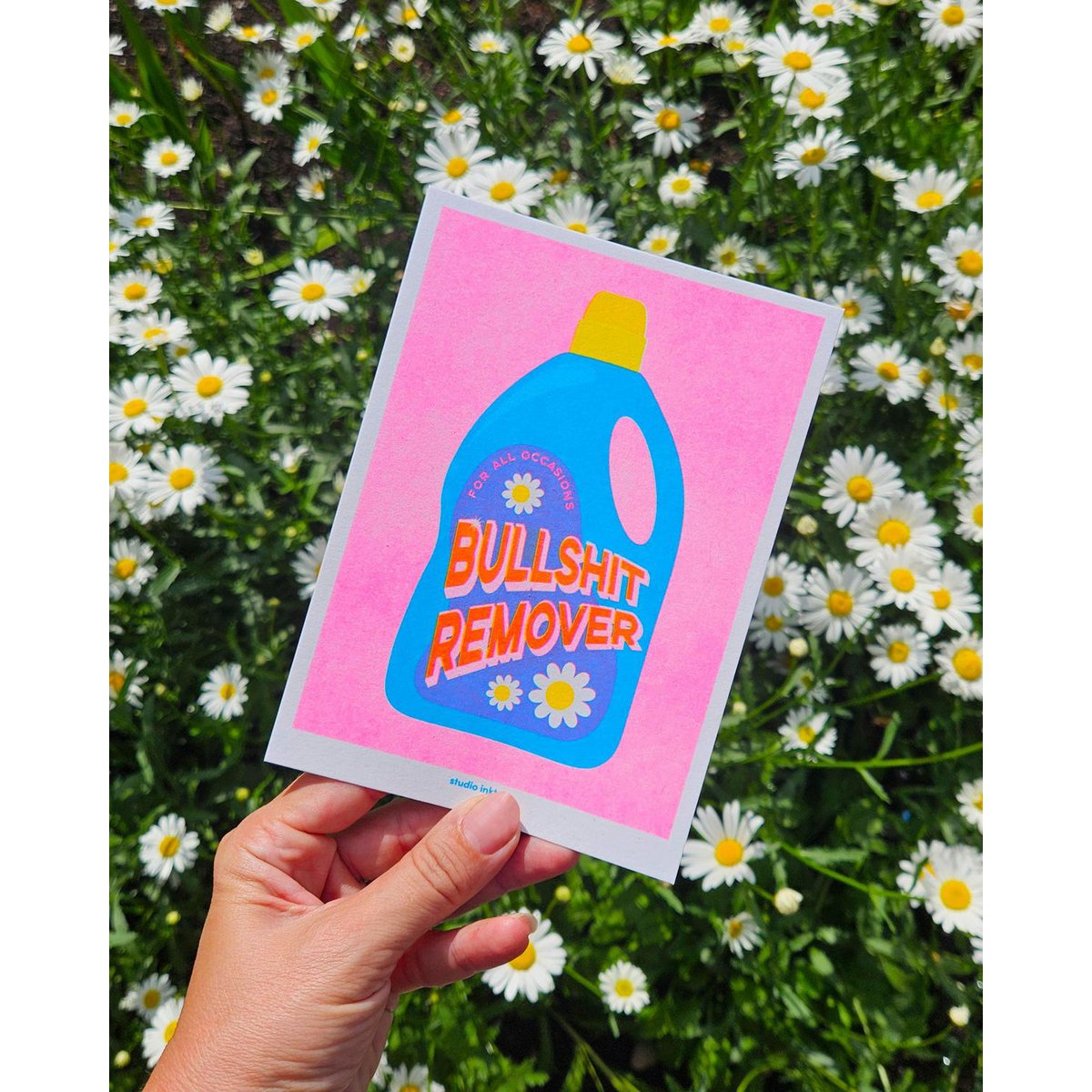 Riso Art print Bullshit Remover 13 x 18 cm