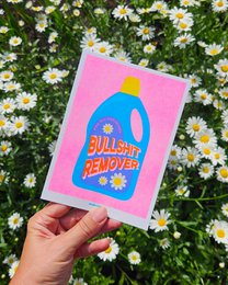 Riso Art print Bullshit Remover 13 x 18 cm