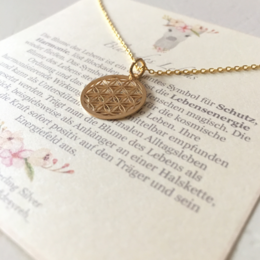 Collana fiore della vita 925