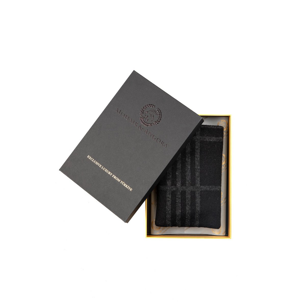 Galatia Scarf Black-Grey