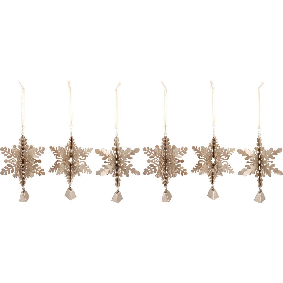 METAL HANGER STARS 6 PIECE SET (HOFF7004)