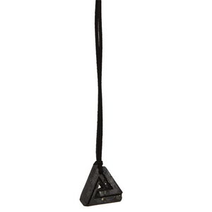 Halskette mit Keramikanhänger, 80cm
