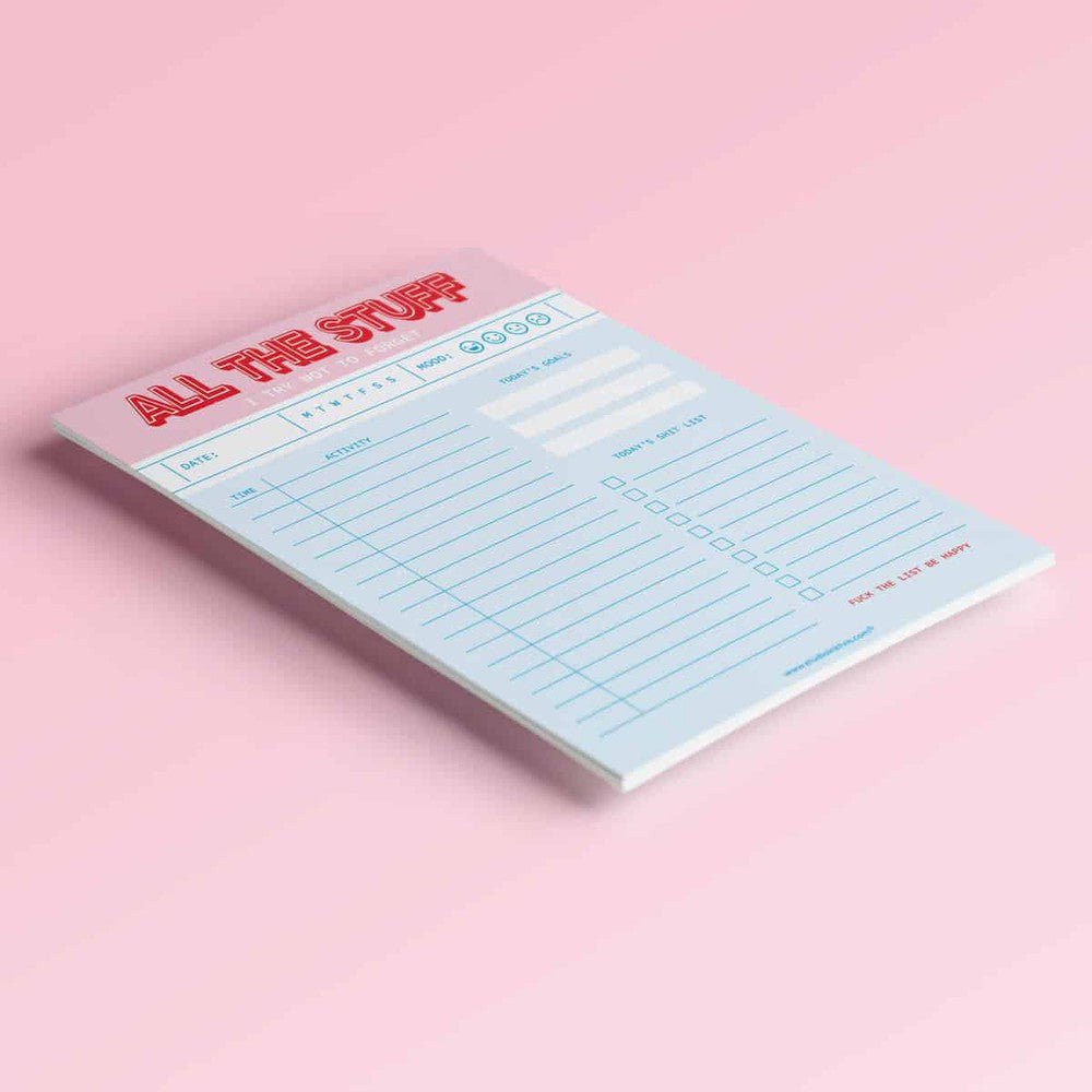 Planner A5 All the stuff I try not to forget