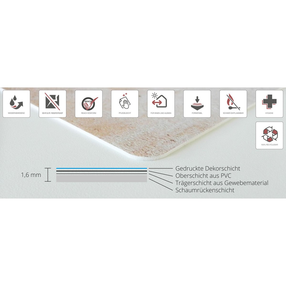 Beżowe Gałązki i Ptaki - Podkładki | Podkładki winylowe premium 40 x 30 cm - 4 sztuki