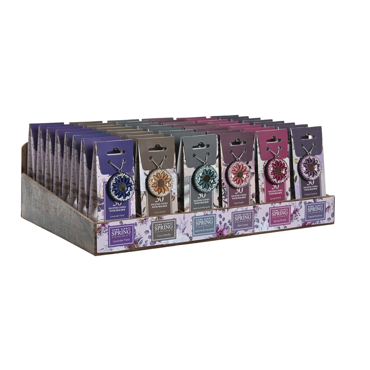 CONO INCENSO SET 30 AROMA 6,5X3,5X16,5 FLOREALE 6 S IN205918