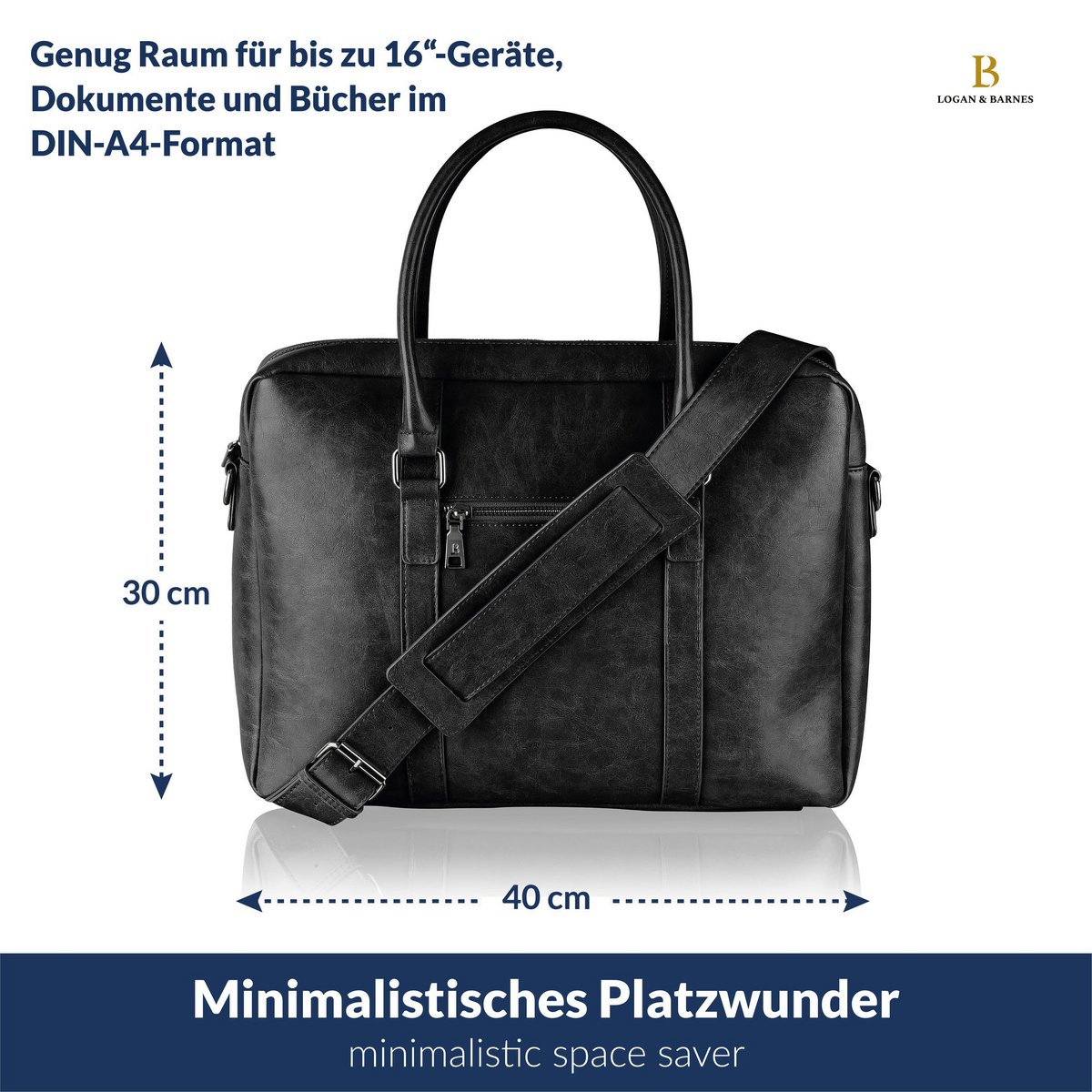 ROME - noir - mallette pour ordinateur portable