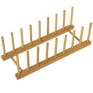 STAND FOR 8 WOODEN PLATES _29X13X12CM CU5123