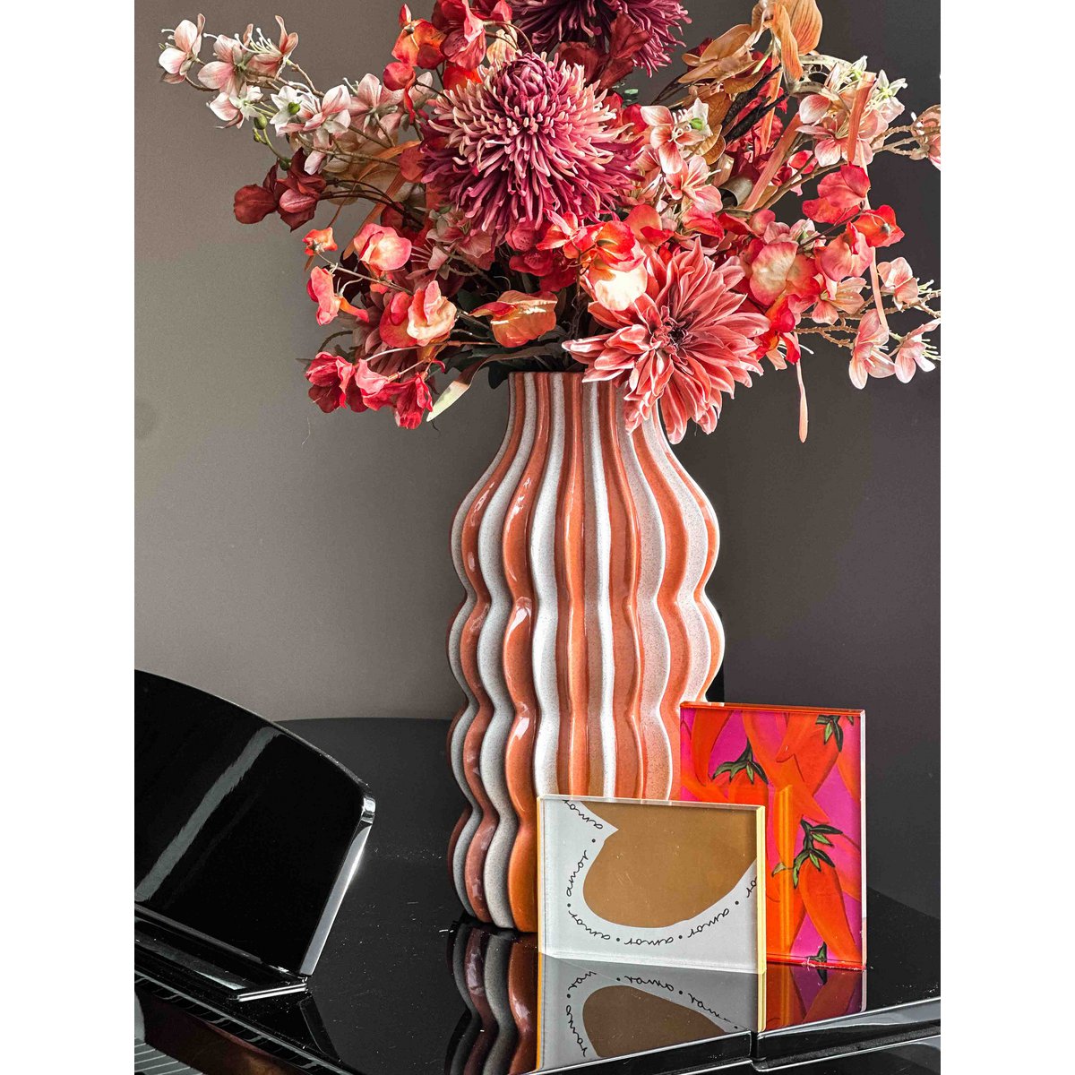Photo frame Geo orange