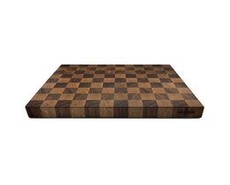 Planche à découper à motifs en bois à double grain de bout