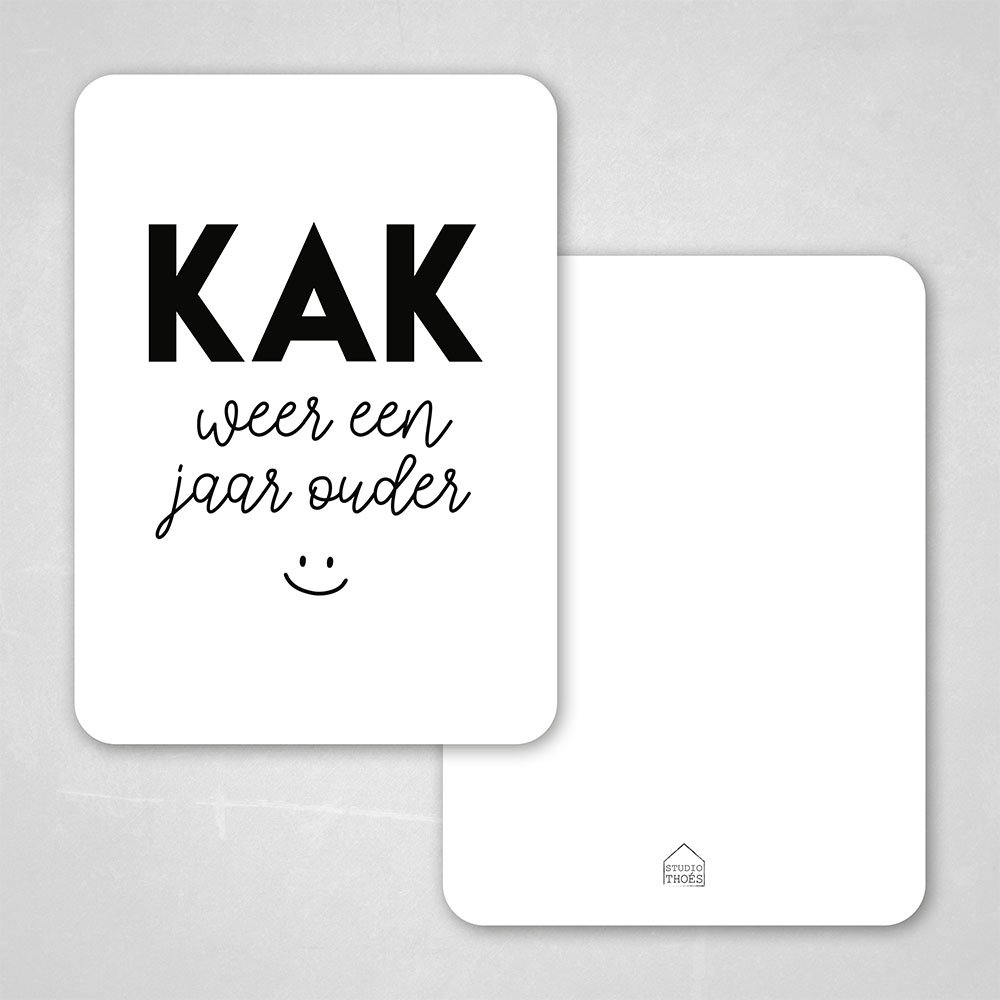 Karte - Kak, ein weiteres Jahr älter