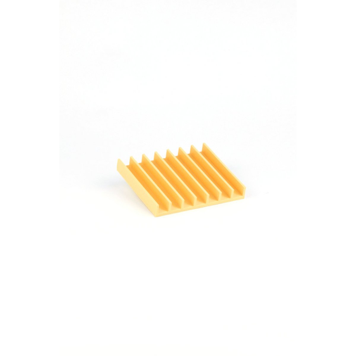 Soap dish made from recycled PET tropical yellow reef