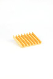 Soap dish made from recycled PET tropical yellow reef