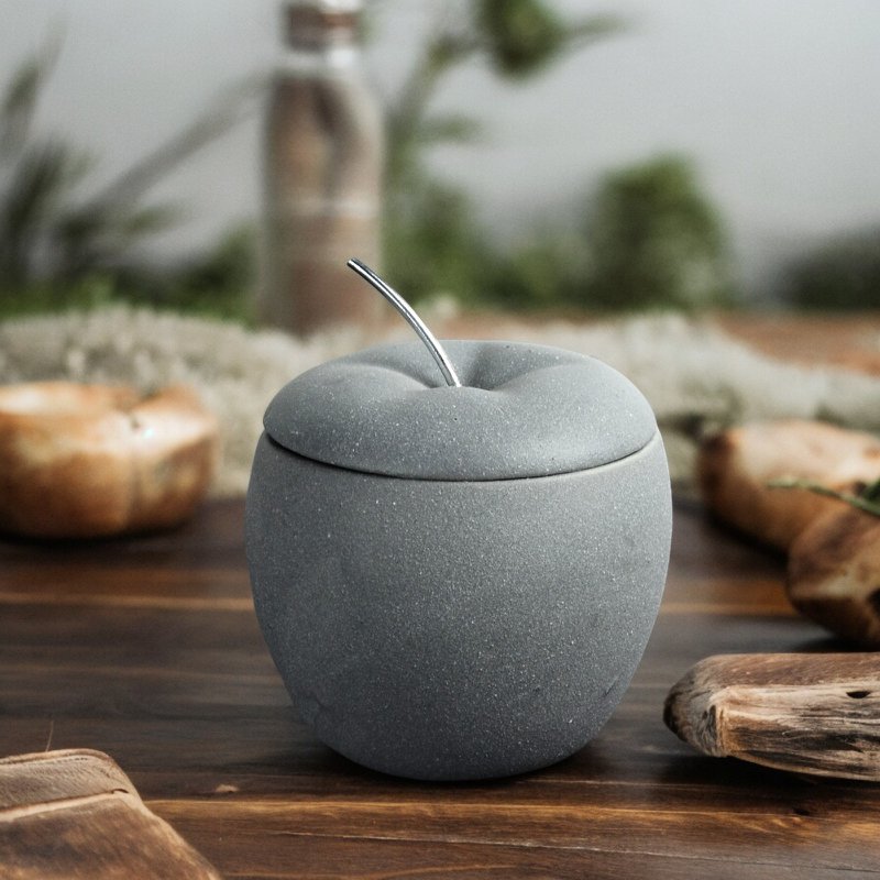 Quemador de perfume - Manzana del amor - Portavelas de fusión Ceras perfumadas - Accesorio de aromaterapia - Vela de cerámica Tealight - Idea de regalo
