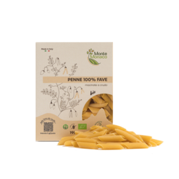 Penne pasta made from 100% organic bean flour. Gluten-free, high in protein, and a good source of fiber.