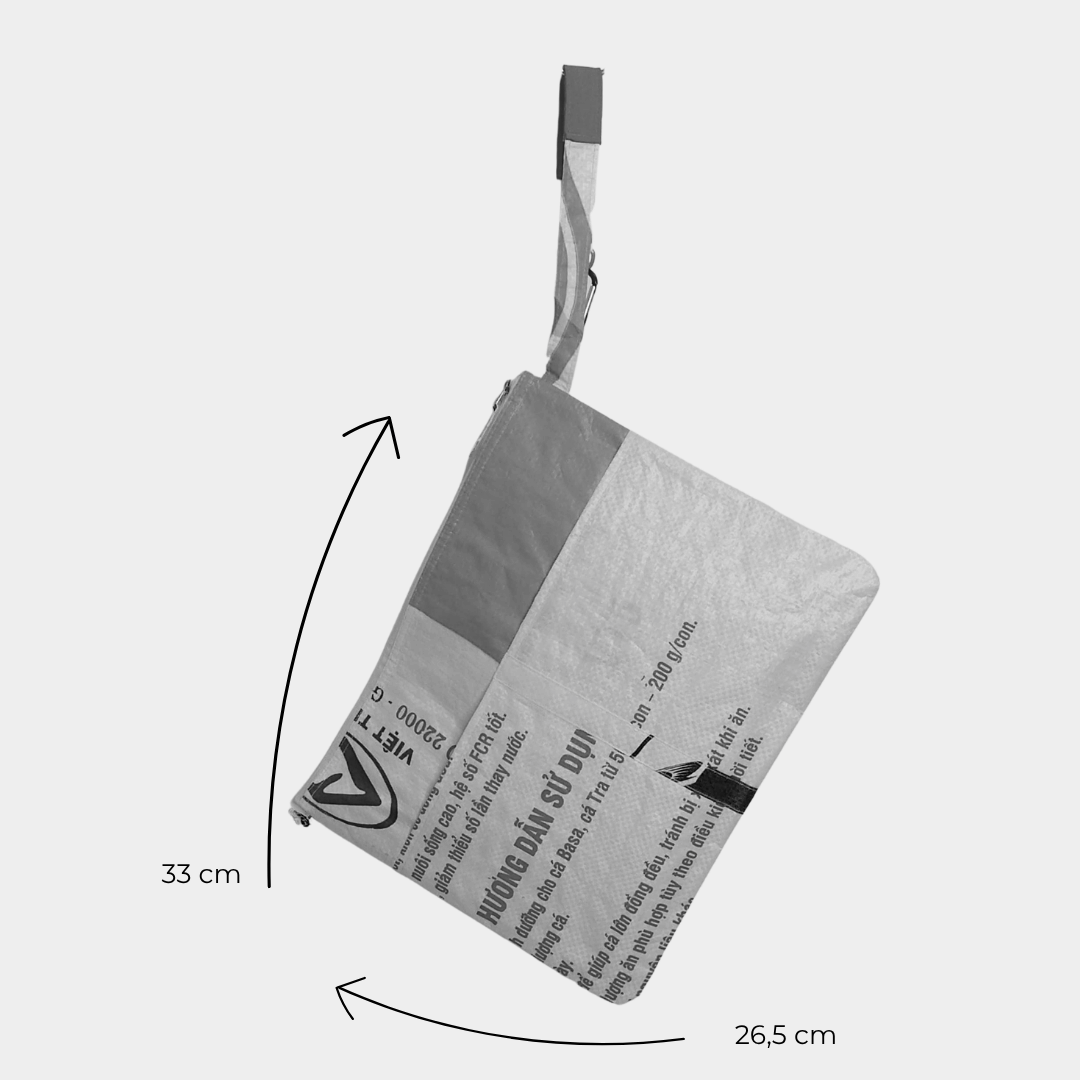 BAG-IN-BAG (XL) | Upcyclet taske i blå