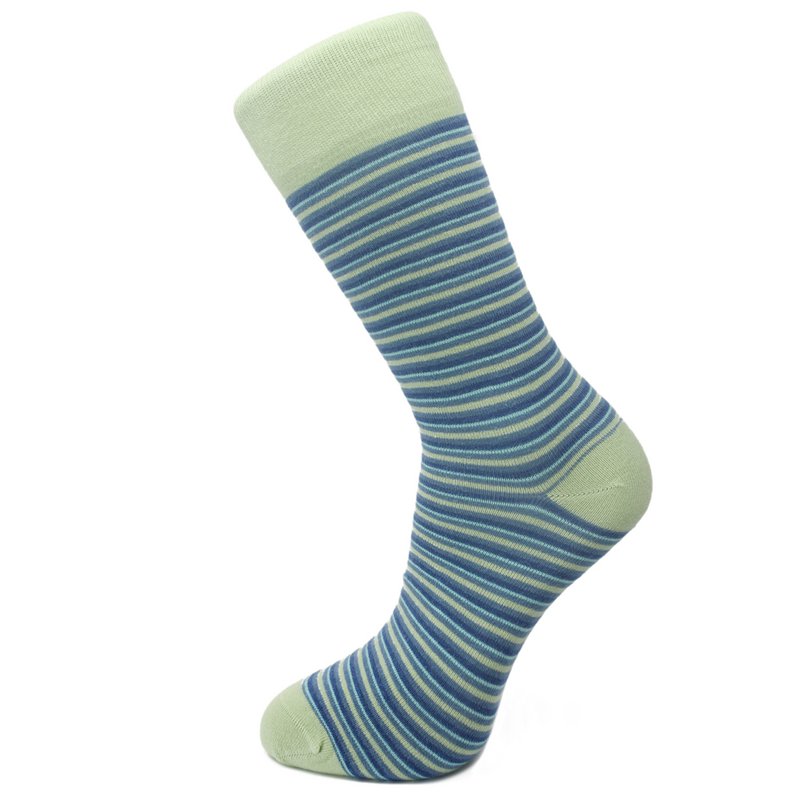 Confezione regalo con cintura Mark e calzini Mint Green Stripes
