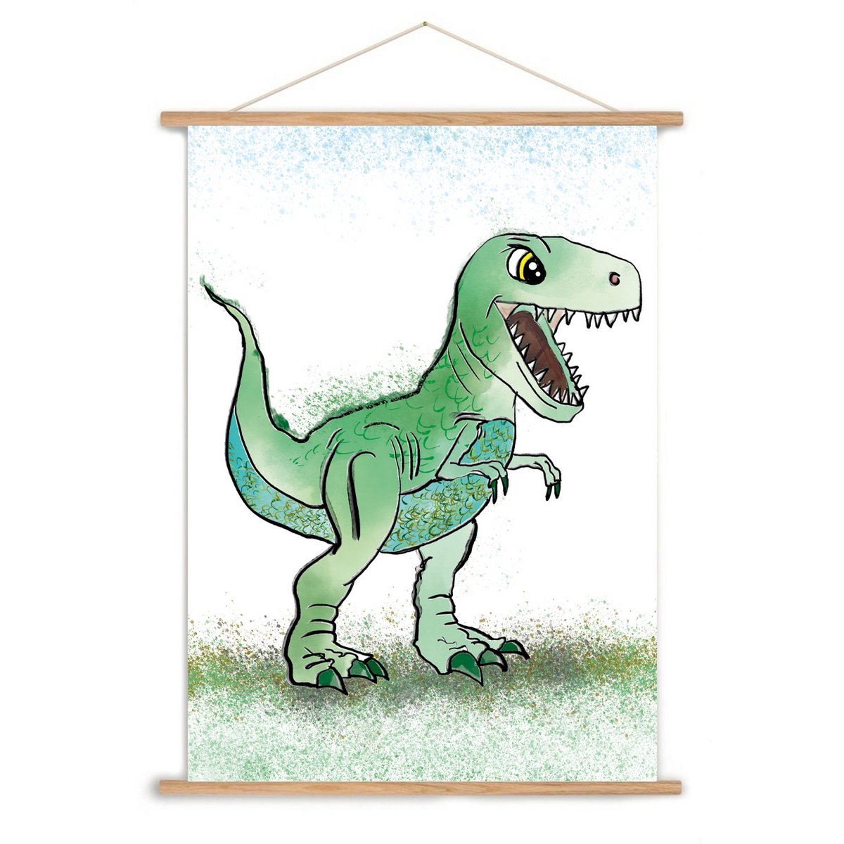 Plakat A3 Dinozaur tyranozaur rex
