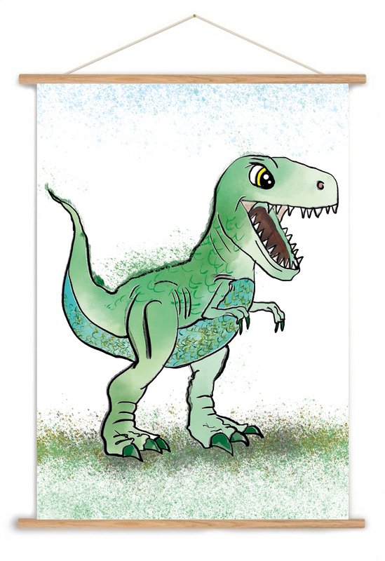 Plakat A3 Dinozaur tyranozaur rex