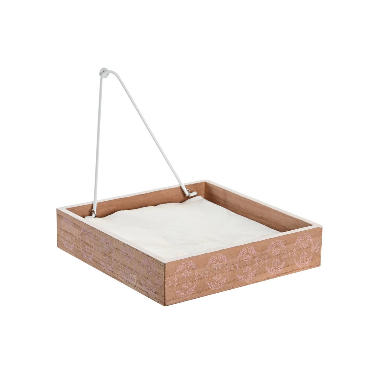 SERVILLETERO MDF METALL 18X18X4 3 SURT. PC204220