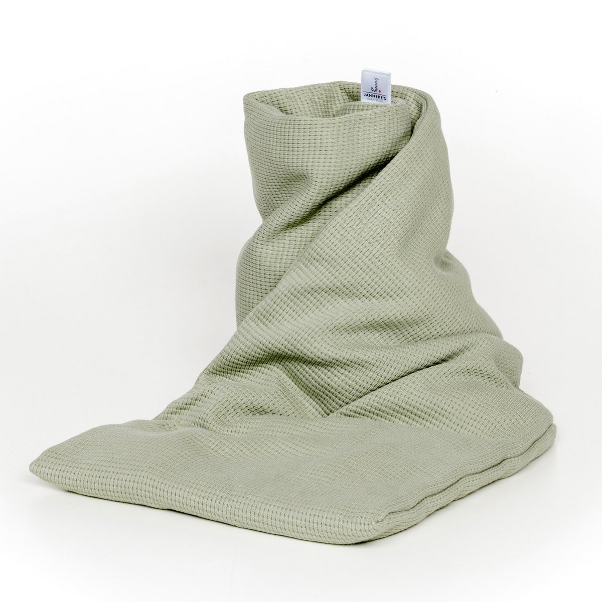 Heat scarf dusty green | 70cm | organic linseed