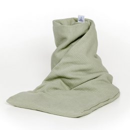 Heat scarf dusty green | 70cm | organic linseed