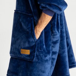 Vitapur - Hoodie deken - Marineblauw