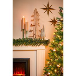 Decoratieve kerstboom  Bruin