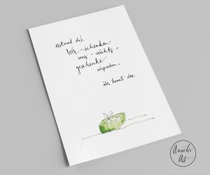 Postkarte | Weihnachtskarte | Erstmal die "Wir schenken uns nichts" -Geschenke einpacken