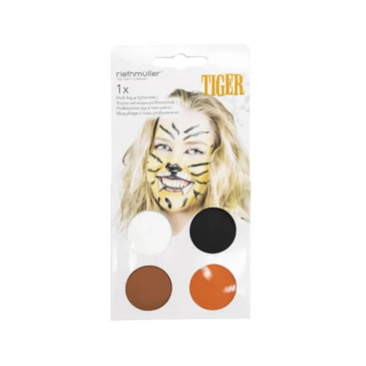 Schminkset Tiger – 4 Farben (Amscan)