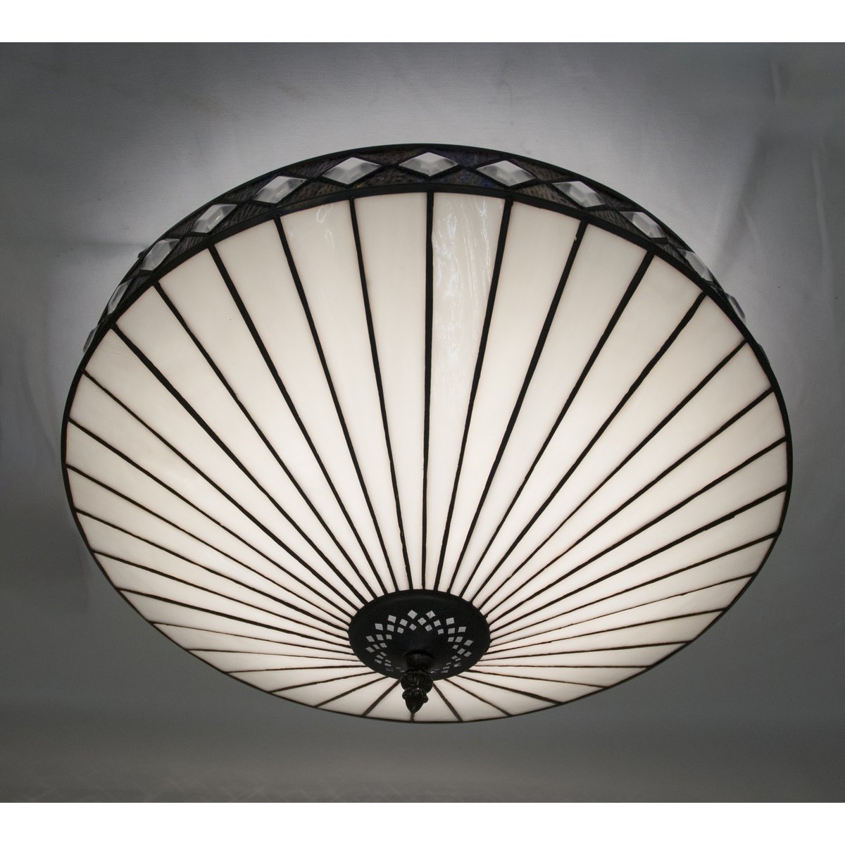Deckenleuchte mit größerem Durchmesser 45 cm, Tiffany Ilumina-Serie LG290200