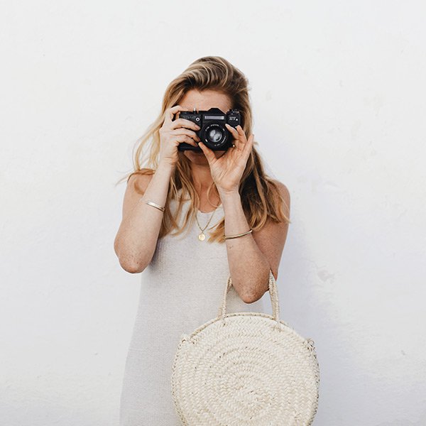 RAFFIA TASKE | Rund taske
