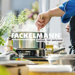 24 cm stainless steel strainer with Fackelmann handles