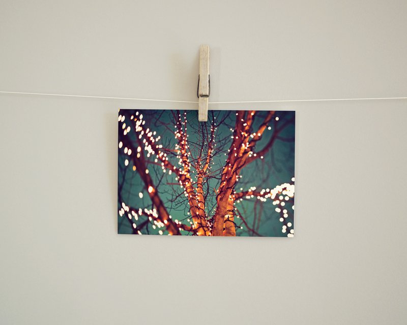 Carte postale arbre de lumières (PK_028)