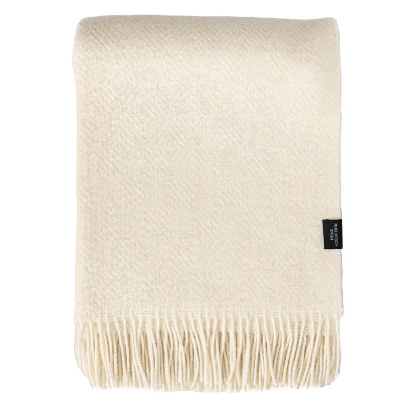 WOOOL Plaid - Diamant (Creme)