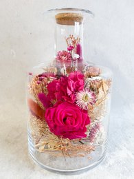 Glass bottle, various color options