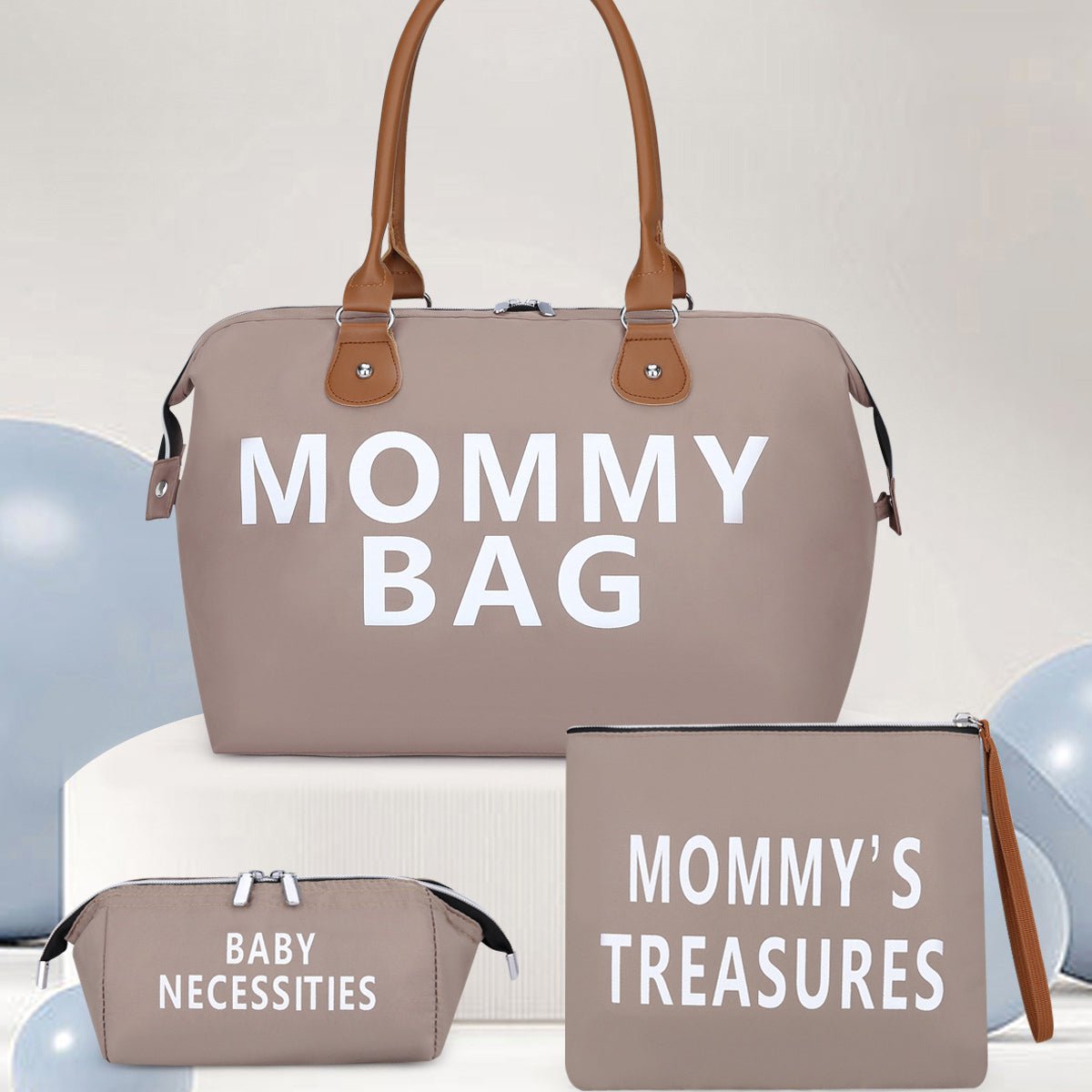 Torba podróżna Mommy Bag trzyczęściowa torba na ramię Torba materiałowa Oddzielenie suchego i mokrego